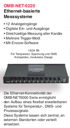 Ethernet-basierte Messsysteme