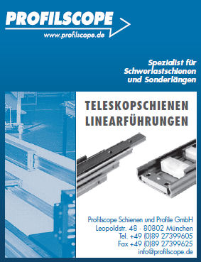 Teleskopschienen und Linearf&uuml;hrungen