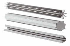 Titan- und Edelstahlprofile