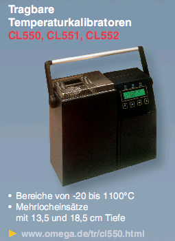 Tragbare Temperaturkalibratoren