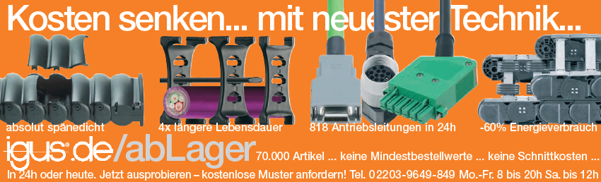 Kosten senken mit neuester Technik