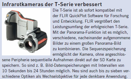 Infrarotkameras der T-Serie verbessert