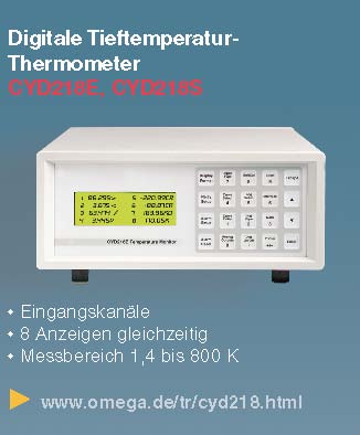 Digitale Tieftemperatur-Thermometer