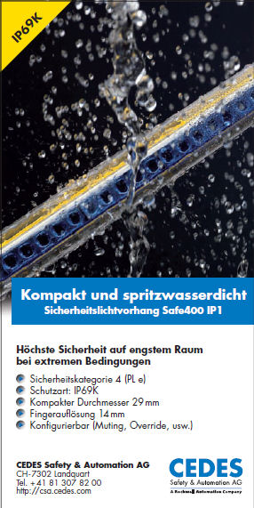 Sicherheitslichtvorhang Safe400 IP1 Sicherheitslichtvorhang Safe400 IP1