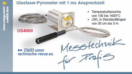 Glasfaser-Pyrometer OS4000