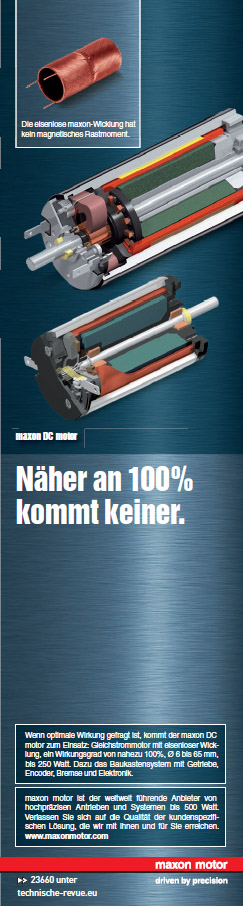 Gleichstrommotor mit eisenloser Wicklung Gleichstrommotor mit eisenloser Wicklung