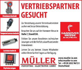 Spezialist für Sensorik und Messtechnik