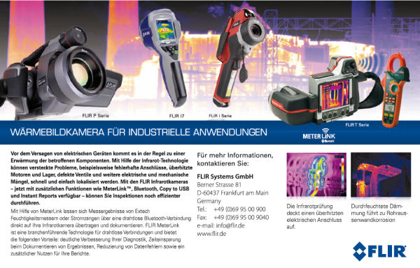 W&auml;rmebildkamera f&uuml;r industrielle Anwendungen
