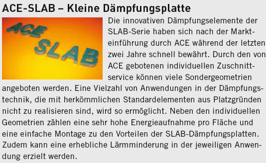 Slab-Serie D&auml;mpfungselemente