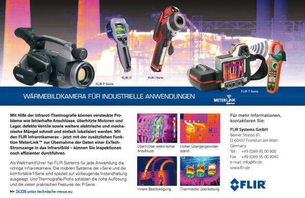 W&auml;rmebildkamera f&uuml;r industrielle Anwendungen