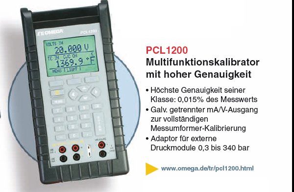 Multifunktionskalibrator PCL1200 Multifunktionskalibrator PCL1200