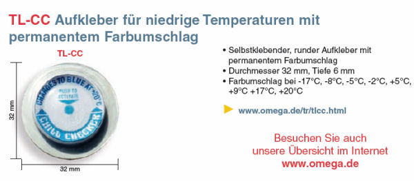 Temperaturmessstreifen TL-CC Temperaturmessstreifen TL-CC
