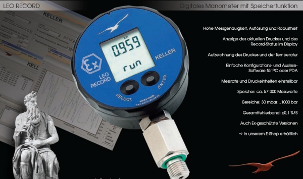 Digitales Manometer Leo Record