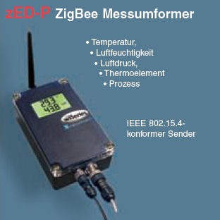 zED-P ZigBee Messumformer zED-P ZigBee Messumformer