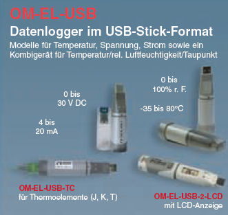 OM-EL-USB Datenlogger