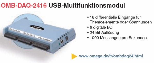 USB-Multifunktionsmodul OMB-DAQ-2416