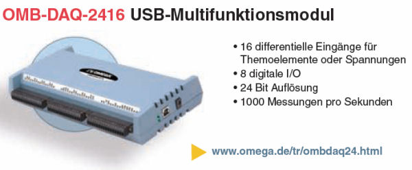 USB-Multifunktionsmodul OMB-DAQ-2416 USB-Multifunktionsmodul OMB-DAQ-2416