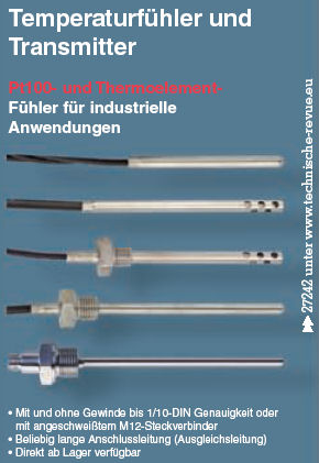 PT100- und Thermoelement Fühler