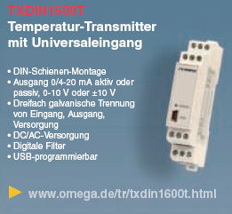 Temperatur-Transmitter TXDIN1600T