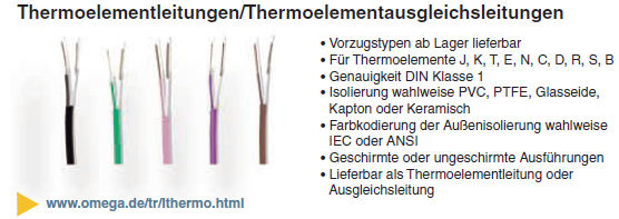 Thermoelementleitungen