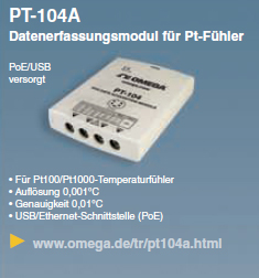 PT-104A Datenerfassungsmodell.