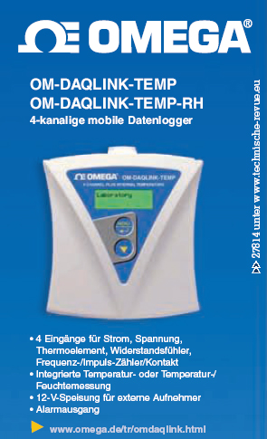 Mobile Datenlogger OM-DAQLINK-TEMP