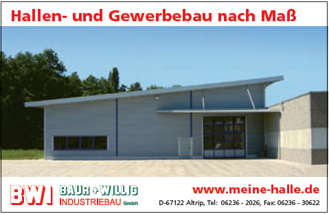 Hallen- und Gewerbebau nach Maß Hallen- und Gewerbebau nach Maß