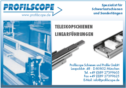 Teleskopschienen und Linearführungen