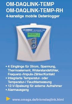 OM-DAQLINK-TEMP-RH Datenlogger