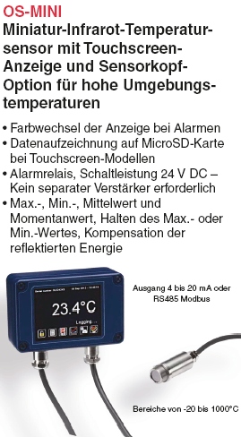 Miniatur-Infrarot-Temperatursensor