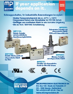 Industrielle Schnappschalter