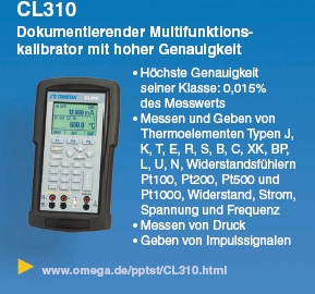 Dokumentierender Multifunktionskalibrator