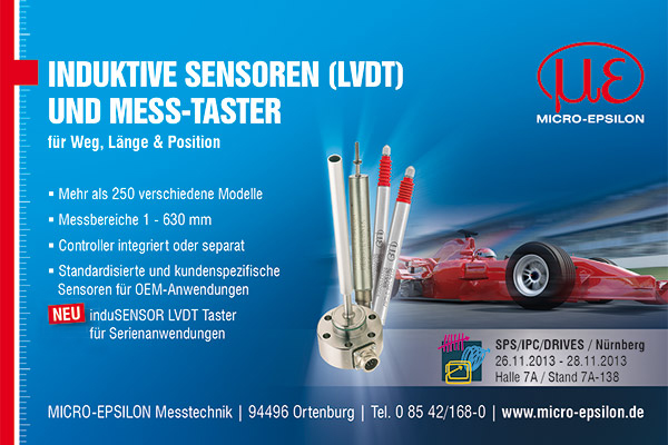 TR-Direkt - Induktive Sensoren (LVDT) und Messtaster