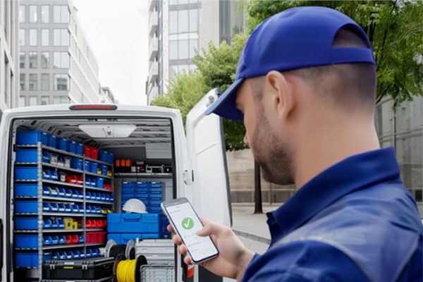 Scan-und-Drive-Lösung: Automatisierte Überprüfungen der Fahrzeugausrüstung