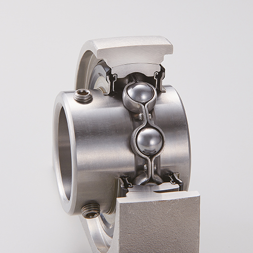 Edelstahllager mit IP69K-Schutz