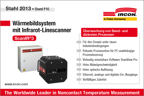TR-Direkt - Neues Infrarot-Wärmebildsystem IRCON ScanIR 3 TR-Direkt - Neues Infrarot-Wärmebildsystem IRCON ScanIR 3