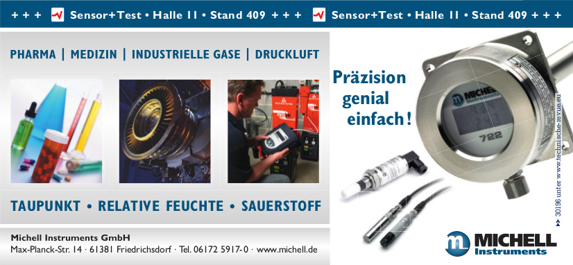 Taupunkt, relative Feuchte & Sauerstoff