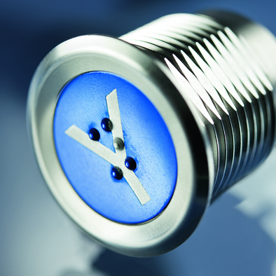 Piezo-Taster mit erhabenen Symbolen