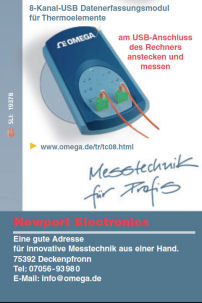 8-Kanal-USB-Datenerfassungsmodul f&uuml;r Thermoelemene