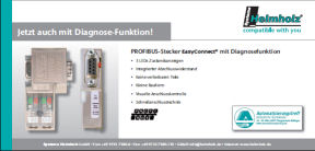 EasyConnect&Acirc;&reg; PROFIBUS-Stecker 90&Acirc;&deg; mit Diagnose