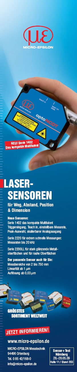 neue Lasersensoren