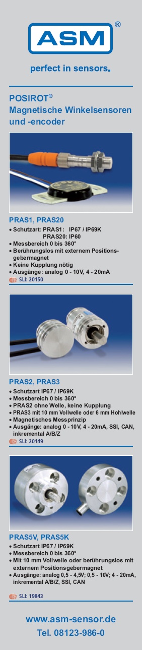 Magnetischer Winkelsensor PRAS5V, PRAS5K