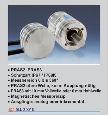 Magnetische Winkelsensoren und -encoder POSIROT&Acirc;&reg;