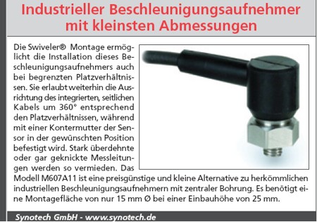 Industrieller Beschleunigungsaufnehmer