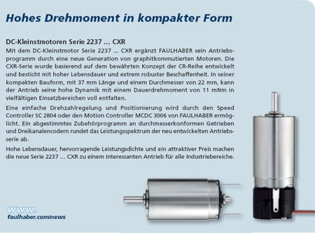 Hohes Drehmoment in kompakter Form