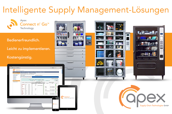 Reduzieren Sie MRO-Kosten und Ausfallzeiten mit den automatisierten Versogungslösungen von Apex