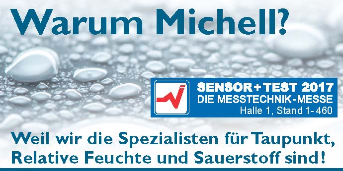 Spezialisten für Taupunkt, relative Feuchte und Sauerstoff