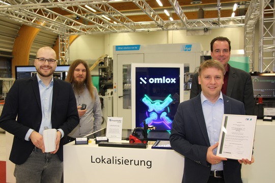 Mitglieder des omlox-Teams am Fraunhofer IOSB-INA